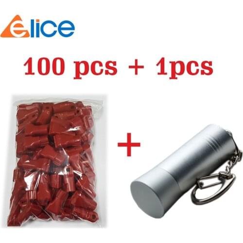 101pcs Wholesales plastic EAS Security Stop Lock Retail Shop Display Hook Anti Theft Stoplock+ Magnetic Key Detacher