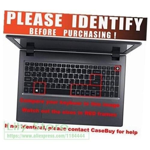 15.6 inch Ultra Thin TPU Keyboard Cover Protector for Acer Aspire E 15 V3-574 V3-574TG V3-575 V3-575G E5-573 E5-573G E5-573T