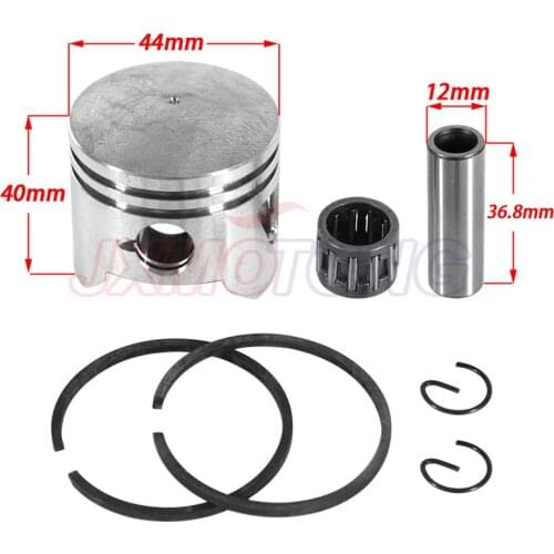 2 Stroke 49cc Minimoto 44mm Piston 12mm Pin For Engine Parts Chinese Pocket Dirt Bike Mini Moto ATV Quad 4 Wheeler