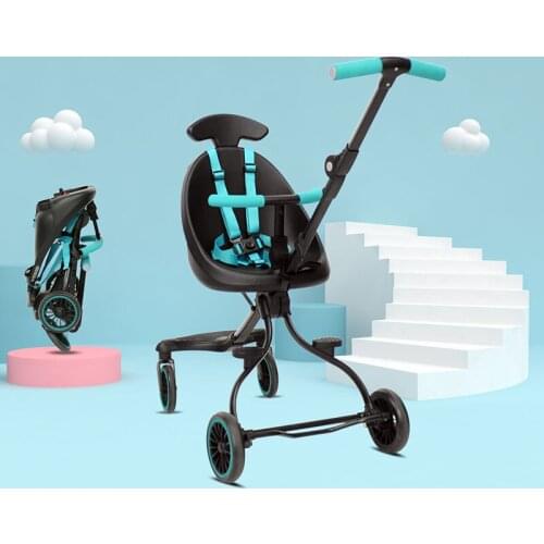 2020 New simple comfortable stable baby stroller collapsible multifunctional baby stroller childrens light folding