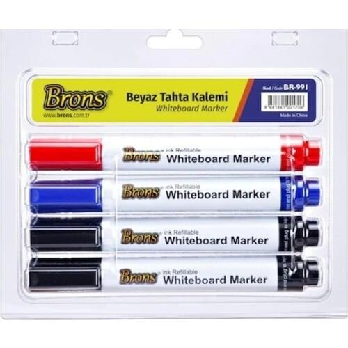 4 pec/lot color black school classroom whiteboard pen dry whiteboard Markers internal eraser student child drawing pen