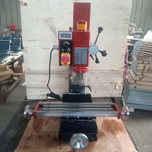 550W XJ9512 Industrial Milling Machine Digital Display Metal Bench Drill Vertical Drilling And Milling Machine MT3 220V/110V