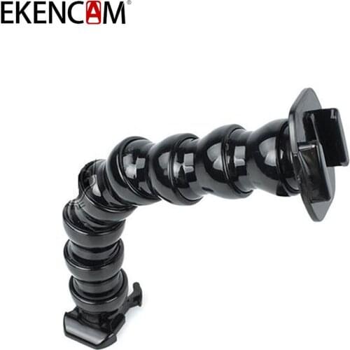 8 Joint Adjustable GoPro Gooseneck Neck Holder Flex Clamp Mount For GoPro Max Hero 9 8 7 6 5 DJI Insta360 One Camera Accessories