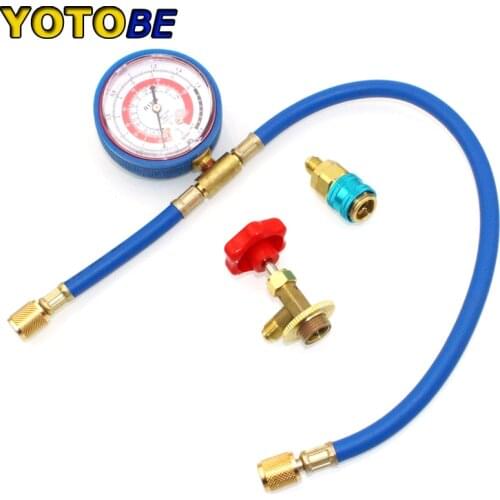 Automotive air conditioning Pressure Gauge Tool R134a Refrigerant Charging DIY