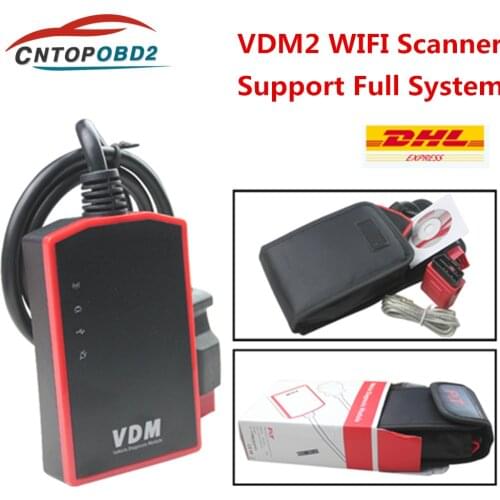 Newest V3.9 VDM WIFI Automotive Scanner Car Full System Auto Diagnostic Tool UCANDAS VDM2 OBD2 Code Reader Free Update Online