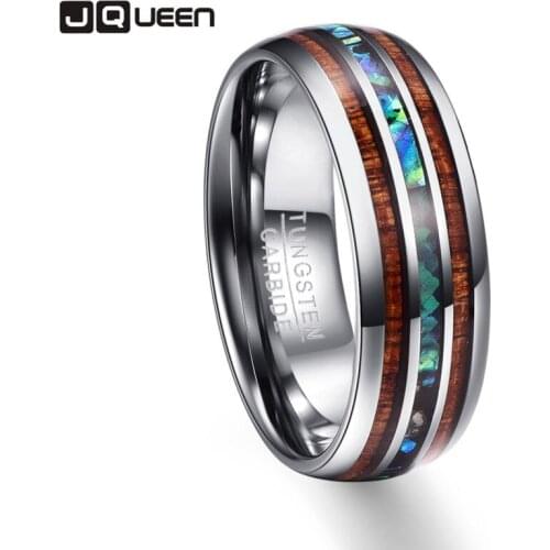 Wood Grain Polishing Men Rings Middle 100% Tungsten Carbide Wedding Bands Multi-size Anillos para hombres Pierscienie
