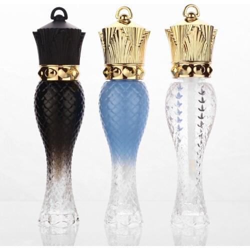 50pcs/lot 6ml Lipstick Container With Crown Lid Radish Shape Transparent Lip Gloss Tube Lip Balm Bottle