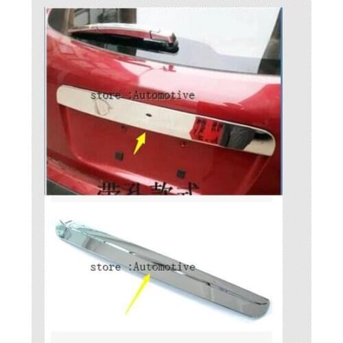 High quality ABS Rear Trunk Lid Cover Trim for NISSAN Qashqai 2008 2009 2010 2011 2012 with keyhole&without keyhole