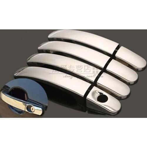 New Chrome Car Door Handle Cover Trim for Ford Escape Kuga 2013 2014 Free Shipping