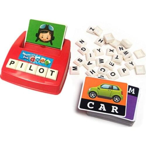 Spelling Game English Letter Alphabet Early Learning Educational Children Toy Kids Popular Gift