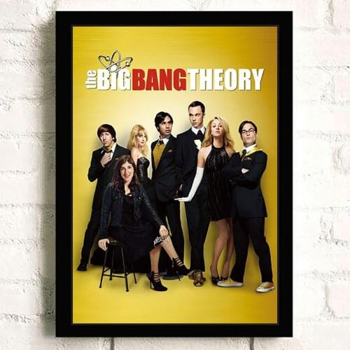 Poster The Big Bang Theory TV Movie Quality Wall Home Decor Canvas Painting Art Nordic Hotel Bar Cafe Living Room