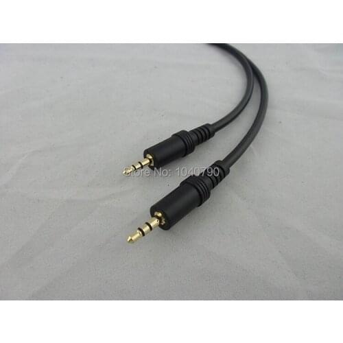 Gold plated 3.5 to 3.5 cable Audio cable Signal lines 2M 6.4ft