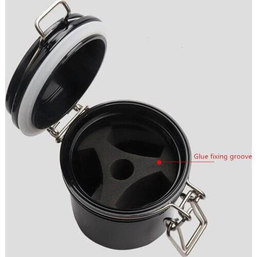 Professional False Eyelash Storage Box Eyelash Extension Glue Sealed Box for Lashes Extensions Lash Glue Case Makeup Beauty Tool