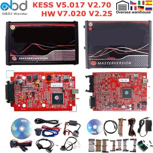 2020 KESS V5.017 V7.020 Master EU ECU Programmer V2.53 V2.70 KESS 5.017 7.020 V2.25 OBDII Chip Tuning Tool Unlimited Online