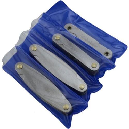 4 Pcs Radius Gauges Set R0.3-1.5/R1-7mm/R7.5-15mm/R15.5-25mm Stainless Steel R1-6.5 7-14.5 15-25 26-80 Concave Convex arc tools