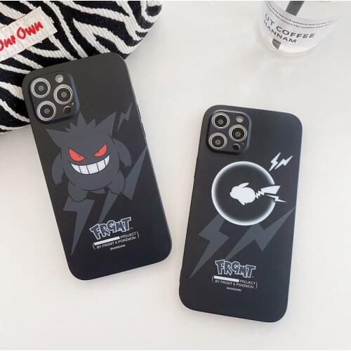 Pokemon Pikachu Phone Case for IPhone 7 / 8 / Plus X / XS / XR / XS Max / 11 / 11 Pro Cute Cartoon Anti-fall Silicone Case Gift