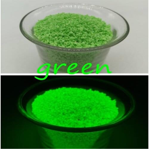 10g Green color Luminous powder Glow in The Dark Nail Powder Sand Luminous Neon Pigment Dust Nail Art Decorations Glitter