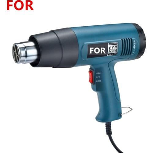 Digital Display Thermostat Hot Air Gun Small Car Film Industrial Electric Hair Dryer Plastic Welding Gun