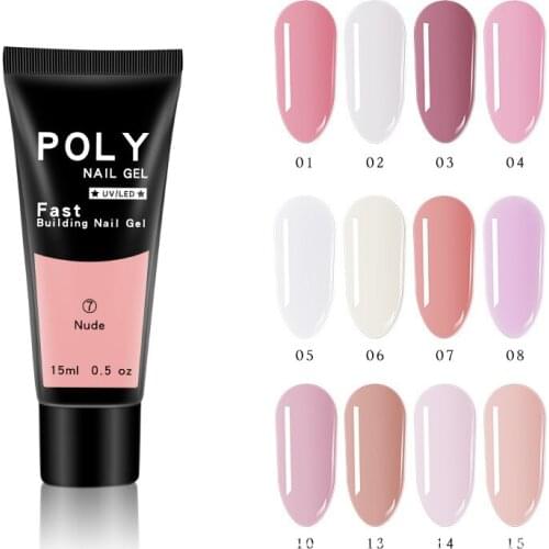 Gel For Manicure 15ML Nail UV Gel For Extension Color Nail Gel For Nails Art Painting Gel Nail Art Enamel