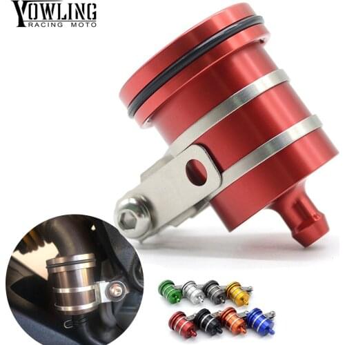 Universal Motorcycle Brake Fluid Reservoir Tank Oil Fluid Cup for Ducati diavel Hypermotard 1100 796 821 939 EVO S SP STRADA
