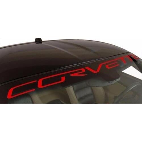 For Chevy Corvette Windshield Vinyl Decal Sticker Custom 40" Vehicle Logo Car Styling
