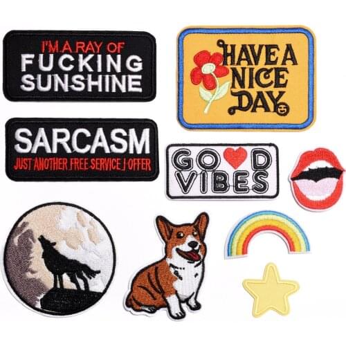 High-quality Fashion Cartoon Embroidery Pattern Childrens Clothes Down Jacket Repair Hole Patch Trend Patch