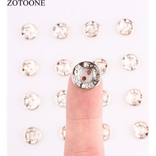 ZOTOONE Diy Easter Metal Scrapbooking Buttons For Clothing Sewing Accessories 2MM Handmade Scrapbook Buttons For Crafts Decor C