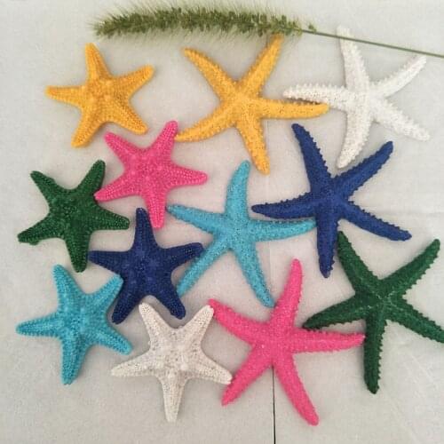 1PC Mediterranean DIY Resin Mini Starfish Decorative Accessories Fish Tank Background Shooting Props Wall Home Decor