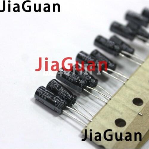 100PCS RUBYCON yxg 22uf 50v 5x11MM electrolytic capacitor YXG 50V22UF high frequency low resistance long life 22uF/50V