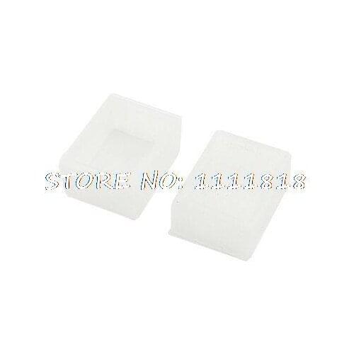 2pcs 22mmx16mmx10mm Rectangle Push Button Switch Protective Cover Case