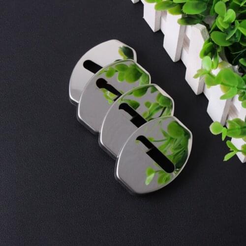 4pcs/set Stainless Steel car covers Door lock cover protecting For Volkswagen VW GOLF 6 Golf 7 Tiguan POLO Passat cc car styling