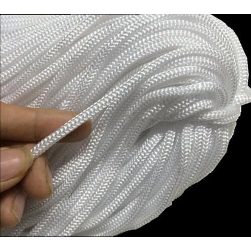 5mm*100m/PCS Polypropylene Rope color Black And White 5mm Thick Hhammock DIY Rope Gift Box Portable Backpack Bunched Mouth
