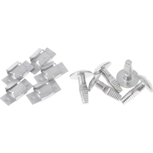 5 Pairs Engine Fitting Clips Mounting Bolt Under Cover For Peugeot 206 207 406 407 806 807 for car accessories