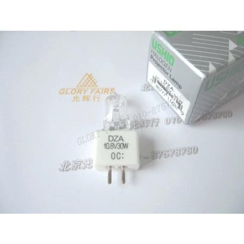 Ushio DZA 10.8V30W analytical halogen lamp,DZA JC 10.8V 30W Lambda analyzer overhead projection photometer bulb,to PH 6390