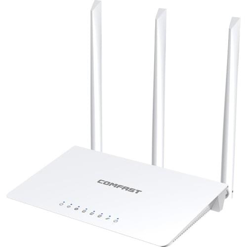 Home WiFi Router 300Mbps Multi-User 2.4Ghz With WPS 3*5dBi Antenna Indoor High Power RJ45 LAN Wireless Router Wifi Repeater