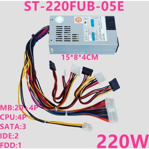New Original PSU For Seventeam AIO ITX Flex POS Small 1U 220W Power Supply ST-220FUB-05E