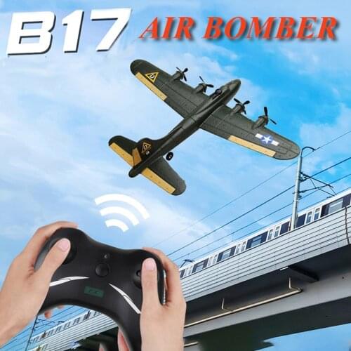 Large EPP Craft Foam Fall Resistant 2CH Stunt Flying Glider Long Battery Life Air Fortress Bomber RC Airplane Model Kid Toy GIft