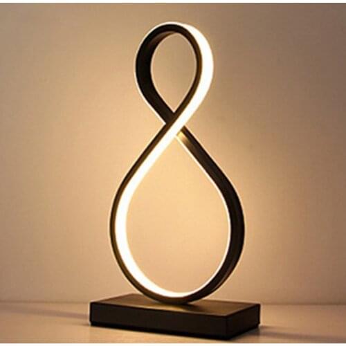 Hot Postmodern Minimalist Fashion Personality Bedroom Bedside Table Creative Art Deco Lamp Desk Lamp