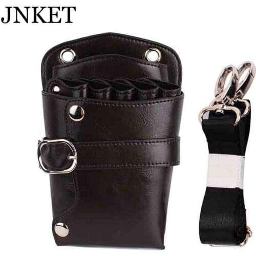 JNKET New Hairdresser Scissors Purse Rivets Design Kit Bag Beauty Pet Casual Scissors Bag Satchel