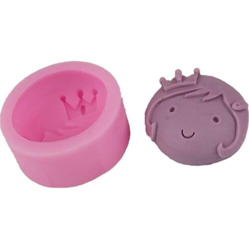 Silicone Mold Round 3D Girl Silicone Soap mold DIY New Craft Art Silicone Soap mold Craft Mold DIY Handmade Candle mold