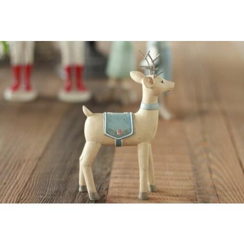 SuDoll Cute Sika deer doll Christmas Friends Girl Resin Doll for Child Gift