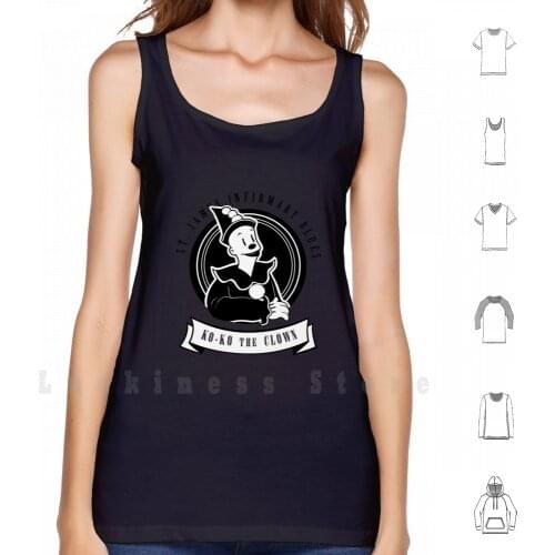 Koko The Clown tank tops vest sleeveless Koko The Clown Boop Retro Cartoon Saint James Blues Saint James Infirmary
