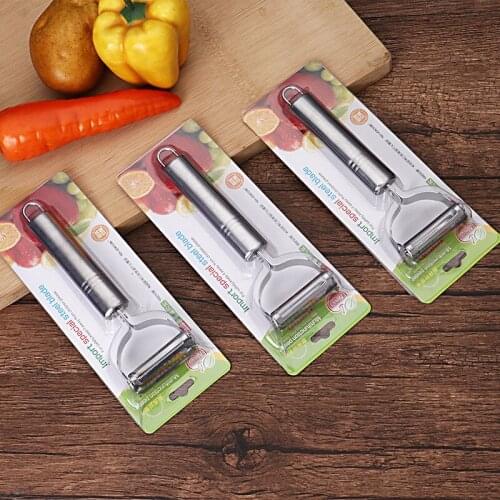 Multifunctional Double Head Stainless Steel Peeling Knife, Melon And Fruit Planer, Apple Peeler, Creative Kitchen Gadget