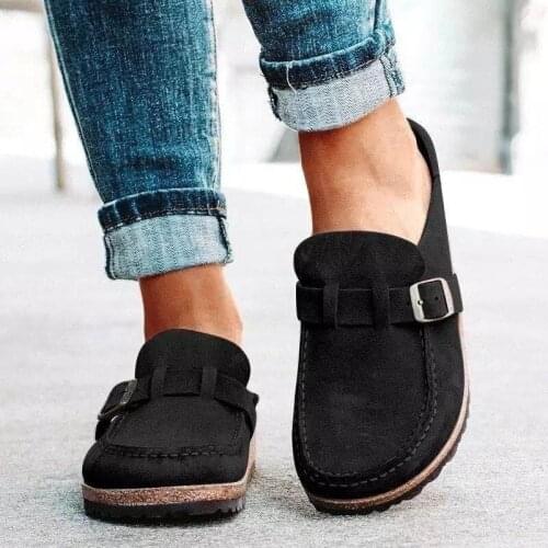 Summer Womens Mules Super Light Casual Linen Shoes Women Non-Leather Female Canvas Flats Half Slippers Plus Size 35-43