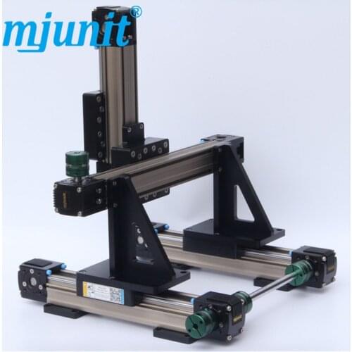 Mjunit linear motion non-standard automation for XYZ 3 axis glue spraying and coating with high-speed, precision synchronous