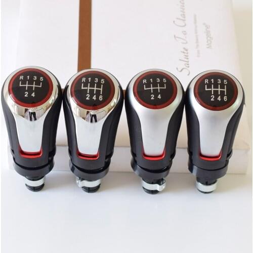 Complete set 5/6 Speed boot Gear Shift Shifter Knob Lever For VW Volkswagen Golf 5/6 MK5/6 Scirocco(2009) octavia(2006)