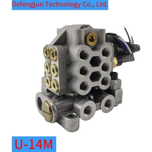 Spot supply Integrated U-shaped distributor Grease oil circuit oil pump lubricating thin oil U-shaped distributor Oil block U-14