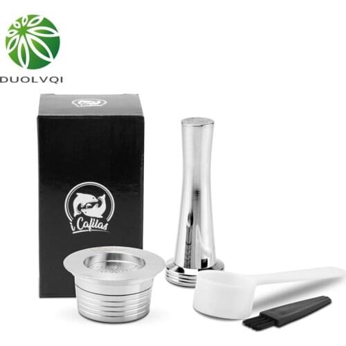 Durable Stainless Steel Coffee Tamper For lavazza blue Coffee Capsule Refillable Coffee Filter Capsule Practical Coffee Supplies