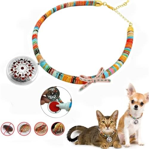 Adjustable Dog Collar Anti Flea Tick Collars Repel Lice Mite Mosquitoe Pet Necklace Neck Strap Practical Outdoor Insecticidal
