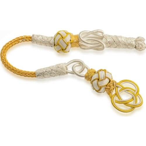 Silverlina Silver Trabzon Knitting Kazaz Prayer Beads Tassel